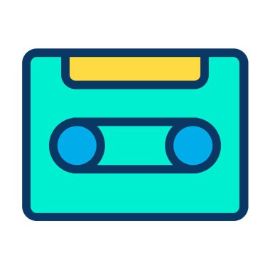 kaset teyp vektör simgesi