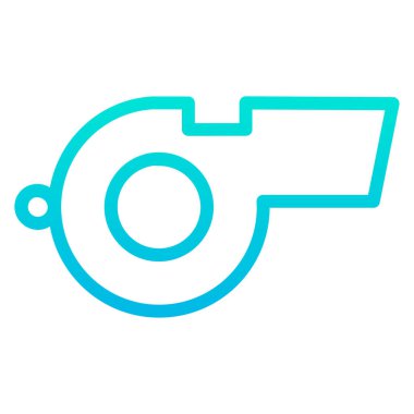 Islık. Web simgesi basit illüstrasyon