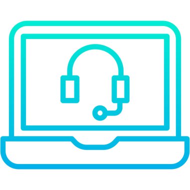 Basit simge, vektör illüstrasyonunu destekle