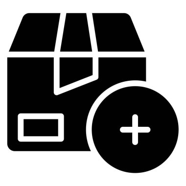 Paket web simgesi basit illüstrasyon