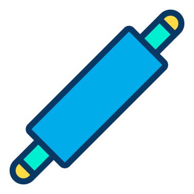 Mutfak gereçleri düz vektör simgesi