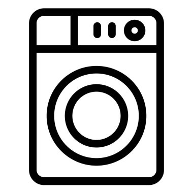 Çamaşır makinesi. Basit tasarım