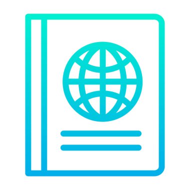 Kitap. Web simgesi basit illüstrasyon