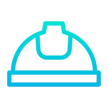 Miğfer. Web simgesi vektör illüstrasyonu