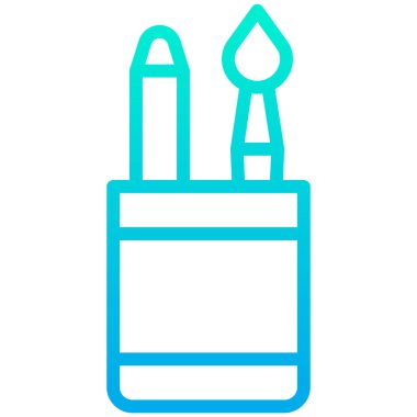  Web simgesi, vektör çizim boya