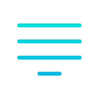 Metin basit simge, vektör illüstrasyonuName