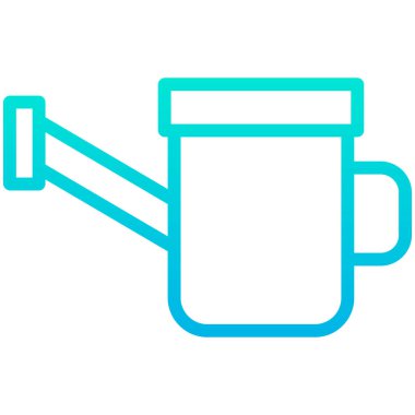 Basit sulama kutusu simgesi, vektör illüstrasyonu