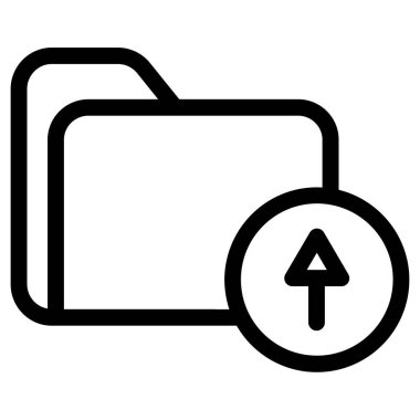 Dosya. Web simgesi basit illüstrasyon 