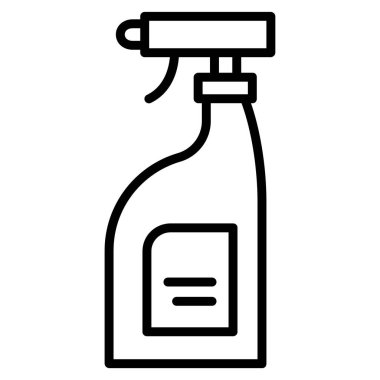 Sprey şişe. Basit tasarım