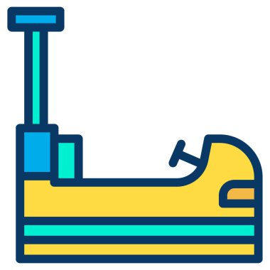 Koşu bandı. Web simgesi basit illüstrasyon