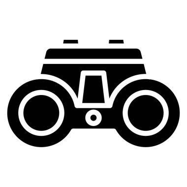 Dürbün. Web simgesi vektör illüstrasyonu