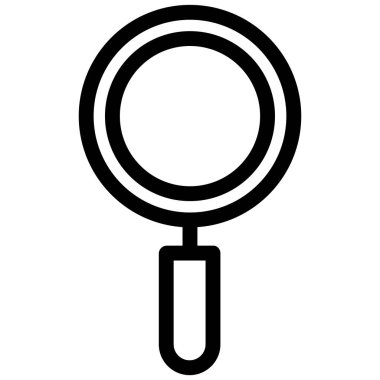 Arka planda Fryingpan vektör simgesi, kapat