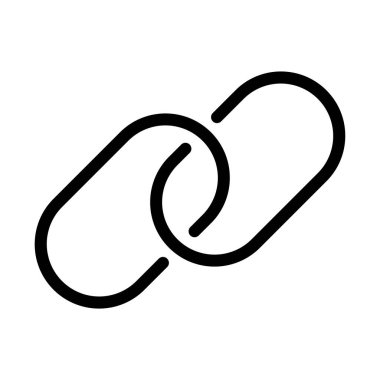 Bağlantı ağ simgesi basit vektör illüstrasyonu