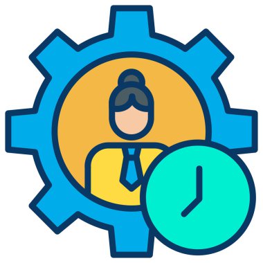 yönetici web simgesi basit illüstrasyon