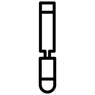 Bıçak. Web simgesi basit illüstrasyon