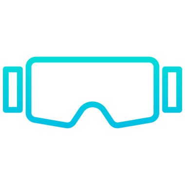 Gözlük. Web simgesi basit illüstrasyon