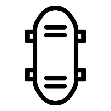 Kaykay web simgesi basit tasarım