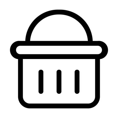 Alışveriş sepeti. Basit tasarım