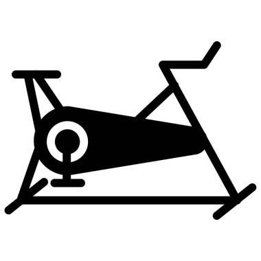 Bisiklet. Web simgesi basit illüstrasyon 