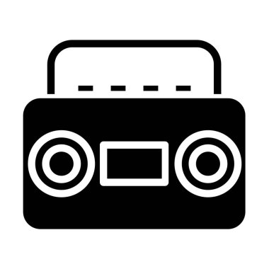 Kaset. Web simgesi basit tasarım