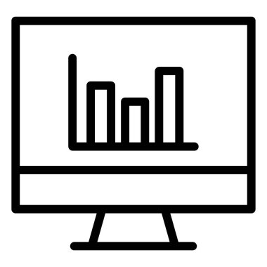ticari analitik vektör illüstrasyonu basit sanat 