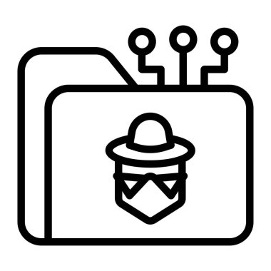 Dosya. Web simgesi basit illüstrasyon 