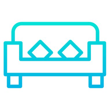 Beyaz arkaplanda basit vektör simgesi