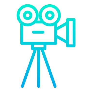 Kamera. Web simgesi basit illüstrasyon