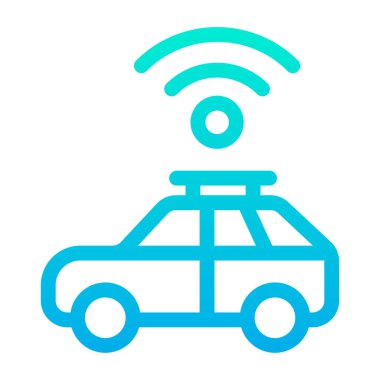 araba paylaşım simgesi vektör illüstrasyonu