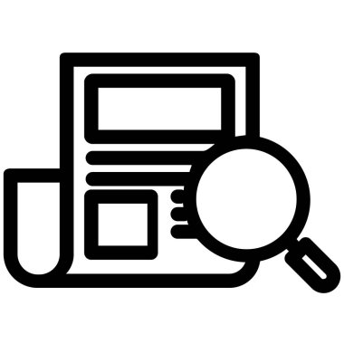 Ara. Web simgesi basit tasarım