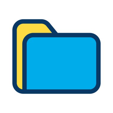 Dosya. Web simgesi basit illüstrasyon 