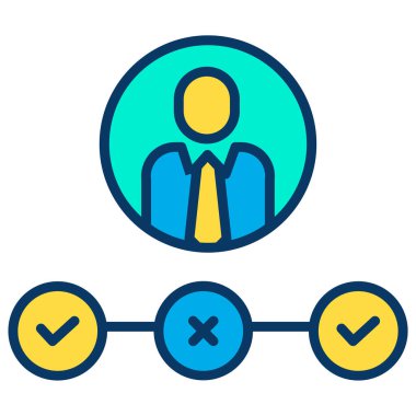 kullanıcı. Web simgesi basit illüstrasyon