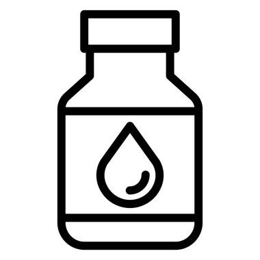 Mürekkep. Web vektör simgesi