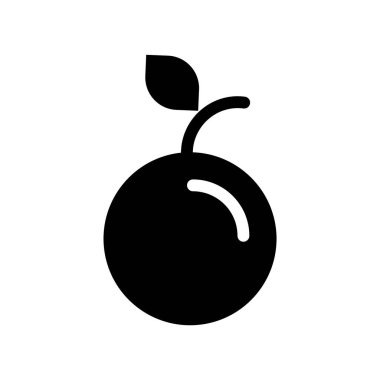 Turuncu meyve vektör illüstrasyonu