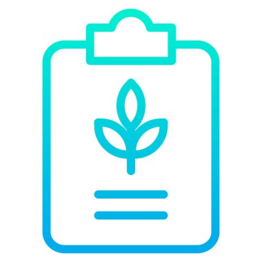 bitkisel not minimalist vektör simgesi beyaz üzerinde izole 