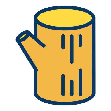 log web simgesi basit vektör çizimi