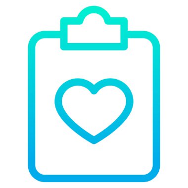 Kalp. Web simgesi basit illüstrasyon