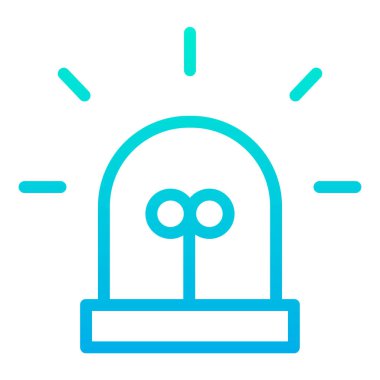 Acil durum web simgesi, vektör çizim 