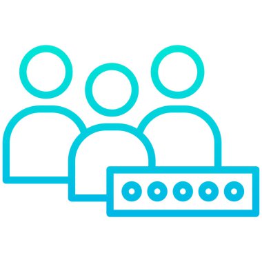 Basit kullanıcı arayüzü simgesi, vektör illüstrasyonu