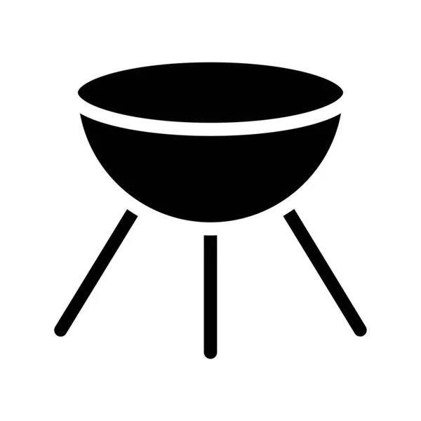 Barbecue Pictogram Vectorillustratie — Stockvector