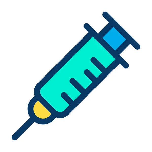 Spuit Eenvoudige Pictogram Vectorillustratie — Stockvector