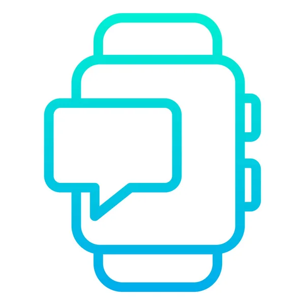 Einfaches Smartwatch Symbol Vektorillustration — Stockvektor