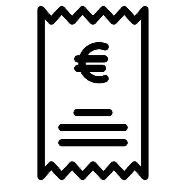 Έννοια Ευρώ Νόμισμα Απλή Τέχνη Διανυσματική Απεικόνιση — Διανυσματικό Αρχείο