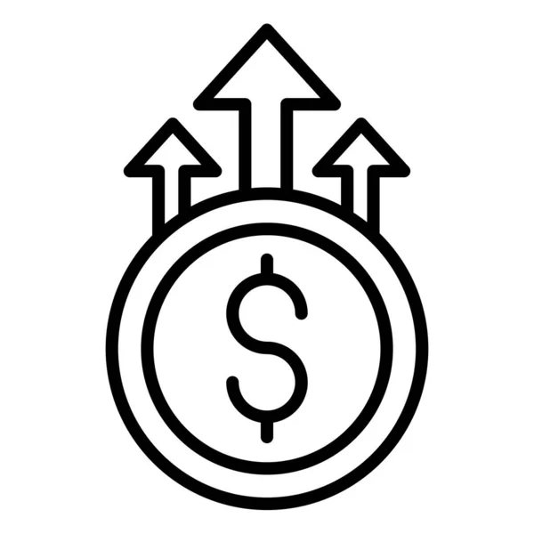 Bedrijf Financiën Platte Vector Pictogram — Stockvector