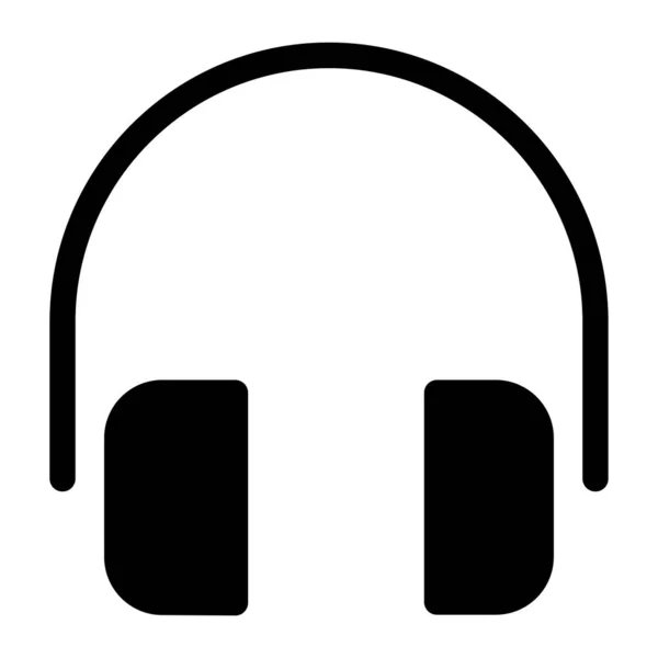 Εικονογράφηση Διάνυσμα Ακουστικά Λευκό — Διανυσματικό Αρχείο