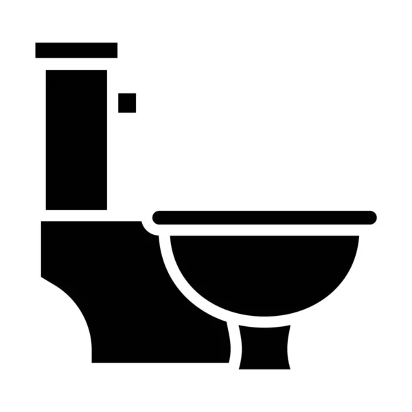 Icona Della Toilette Illustrazione Vettoriale — Vettoriale Stock