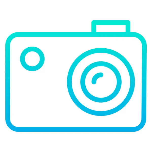 Camera Web Icon Simple Illustration — Stock Vector