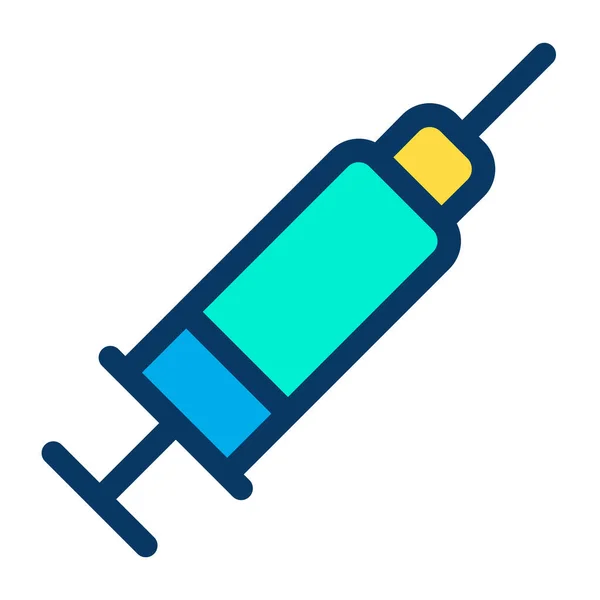 注射器简单图标 矢量图 — 图库矢量图片