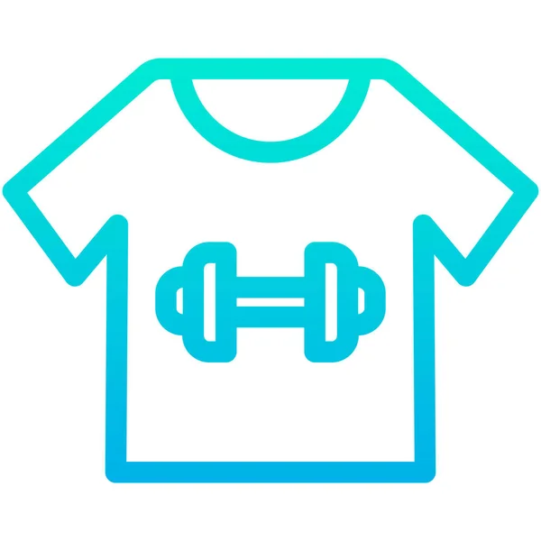 Shirt Einfaches Symbol Vektorabbildung — Stockvektor