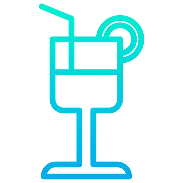 Drink Web Icoon Eenvoudige Illustratie — Stockvector